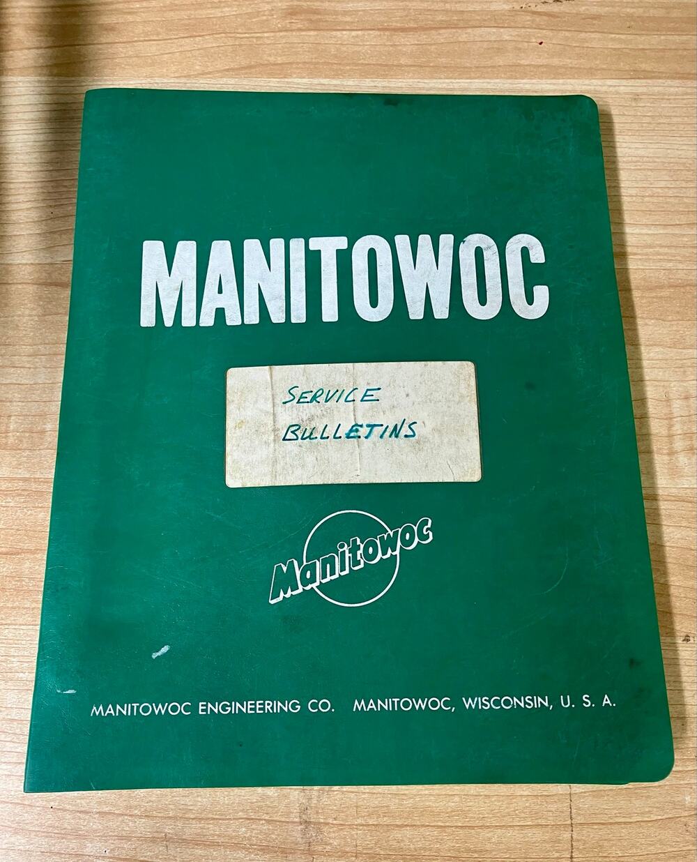 Manitowoc Service Manual.